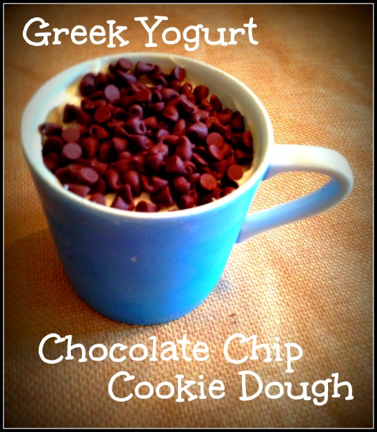 Healthy Greek Yogurt Chocolate Chip Cookie Dough